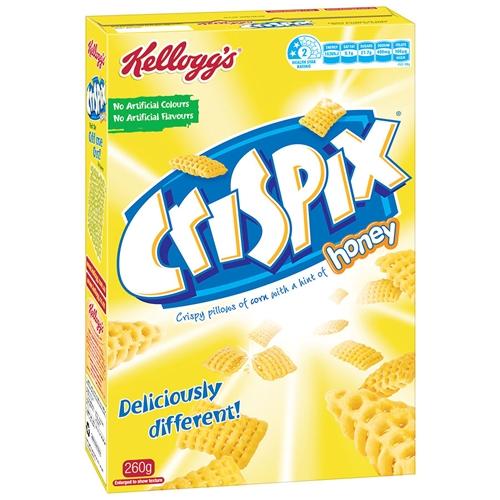 Kelloggs Crispix Honey Breakfast Cereal 260g