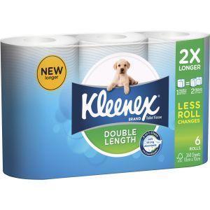 Kleenex Double Length Toilet Tissues 6pk