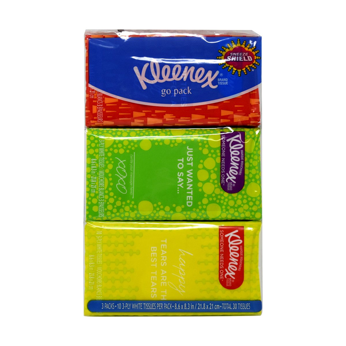 Kleenex 10ct. 3-ply Tissues