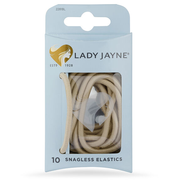 Lady Jayne 2281BL Elastics Snagless Blonde 10 Pack