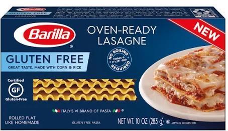 Barilla Gluten Free Oven-Ready Lasagne 10oz