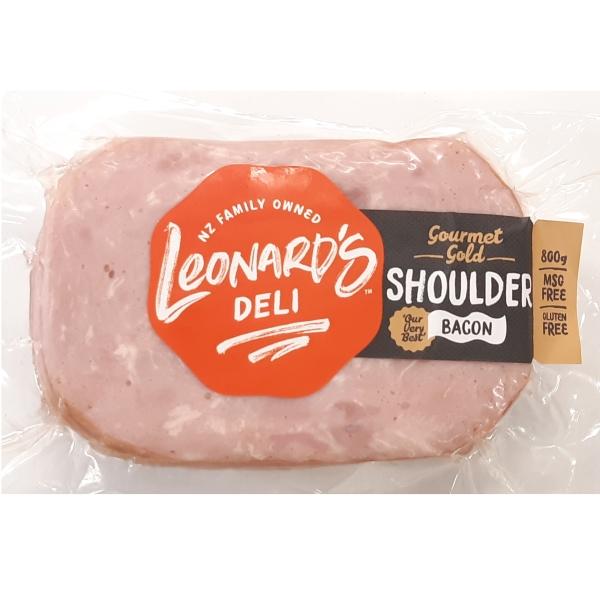 Leonards Shoulder Bacon 800g