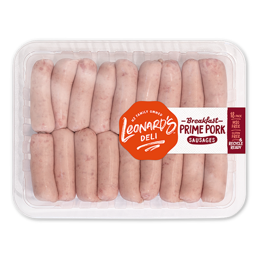 Pork Flavoured Breakfast Sausage 18 pk