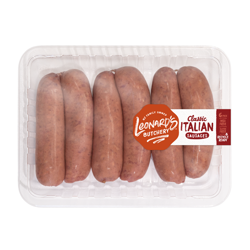 Leonards Italian Sausages 6pk Tray