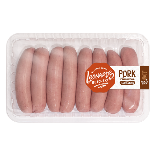 Pork Flavoured Sausages 8 pack