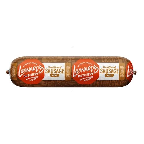 Leonards Traditional Sausage Meat 500g