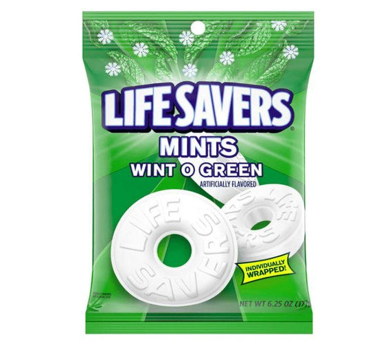Lifesavers Wintogreen Mints, 6.25 oz