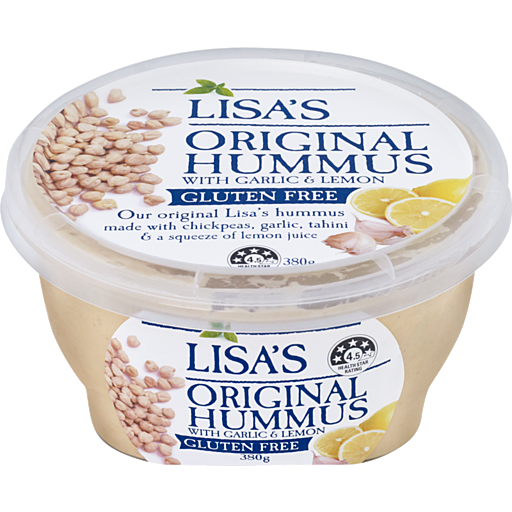 Lisa's Hummus Original 380g