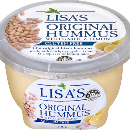 Lisa's Hummus Original 200g