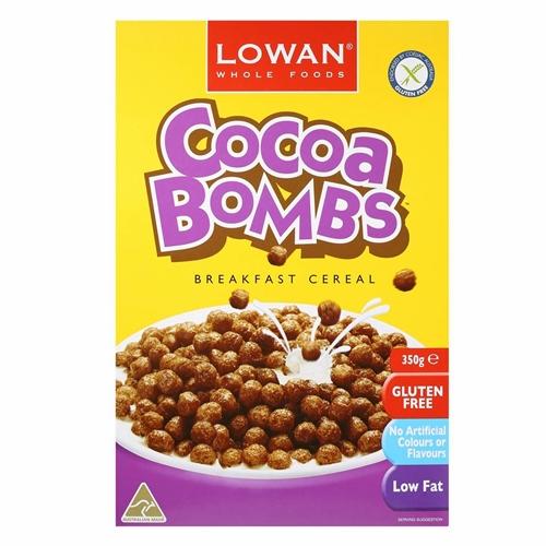 Lowan Cocoa Bombs Cereal GF 350g