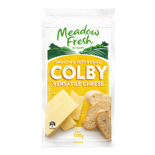 Meadow Fresh Cheese Colby Block 1kg