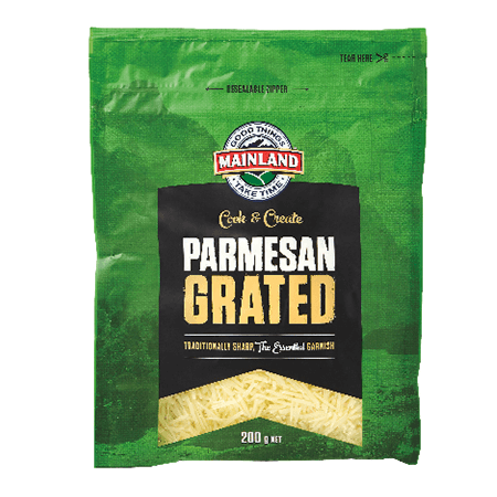 Mainland Grated Parmesan Cheese 200g