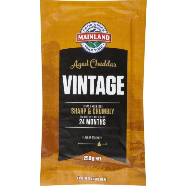 Mainland Cheese Cheddar Vintage 250g