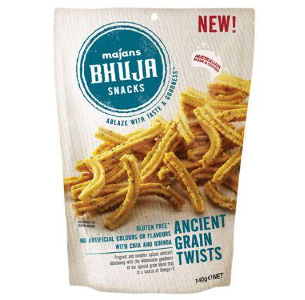 Majans Bhuja Ancient Grain Twists 140g