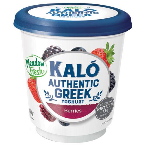 Meadow Fresh Kalo Greek Yoghurt Berries 800g