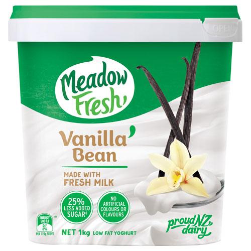 Meadow Fresh Yoghurt Vanilla Bean 1kg