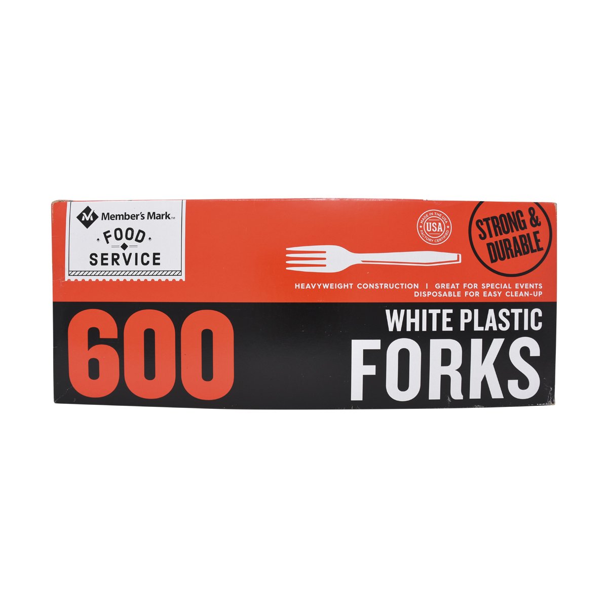 Member's Mark Food Service White Plastic Forks