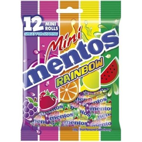 Mentos Mini Rainbow Bag 120g