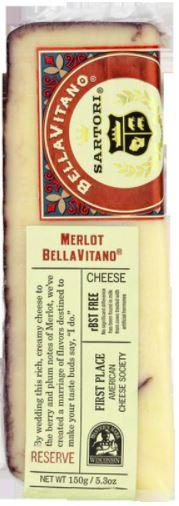 Bellavitano Sartori Merlot Cheese 5.3 oz