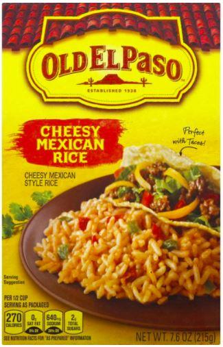 Old El Paso Cheesy Mexican Rice, 7.6oz