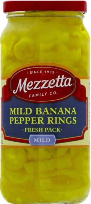 Mezzetta Mild Banana Pepper Rings, 16 fl oz