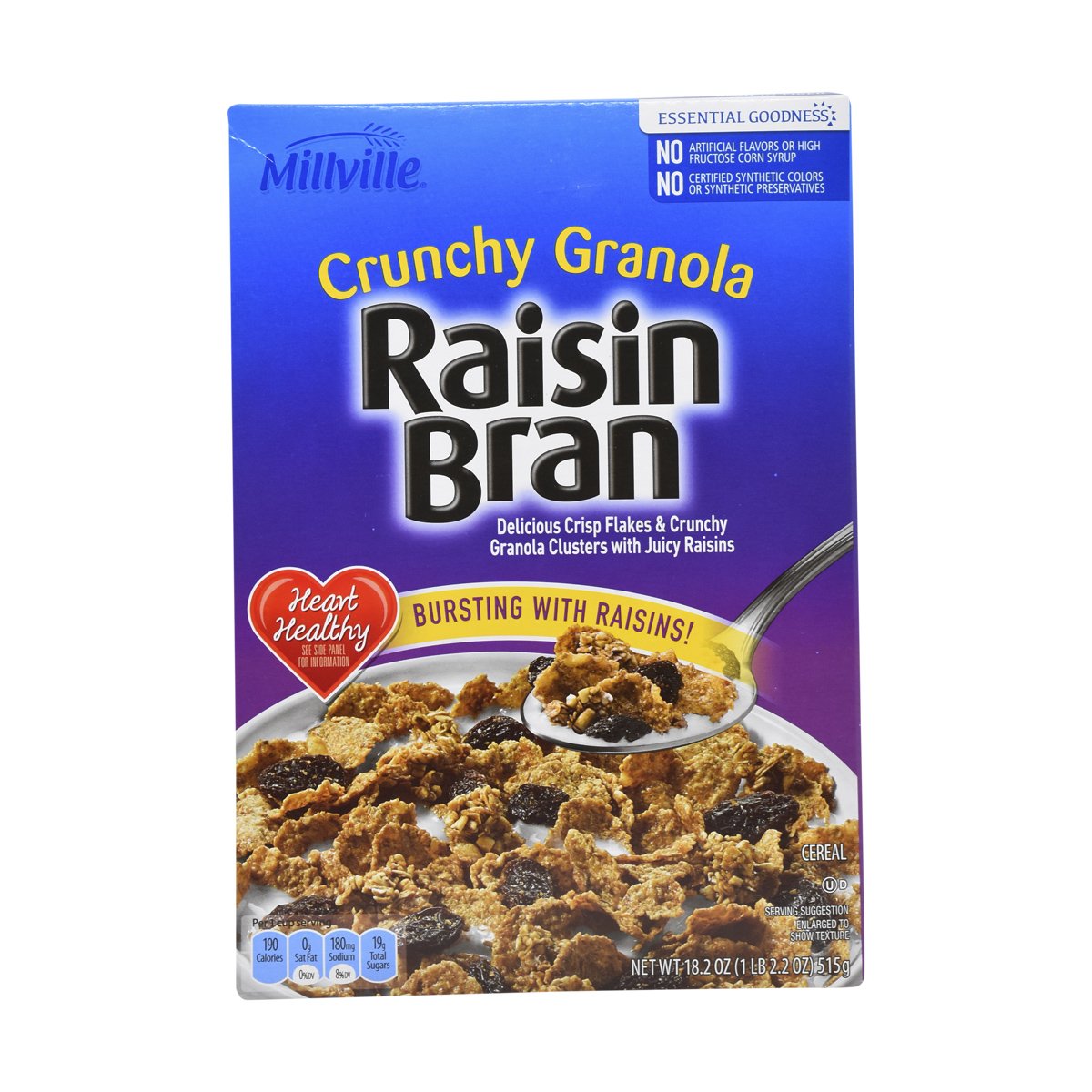 Millville Crunchy Granola Raisin Bran