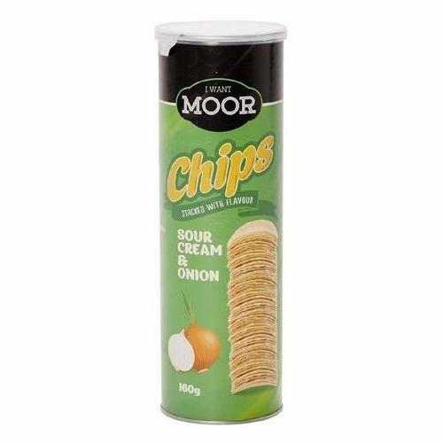 Moor Chips Sour Cream & Onion 160g