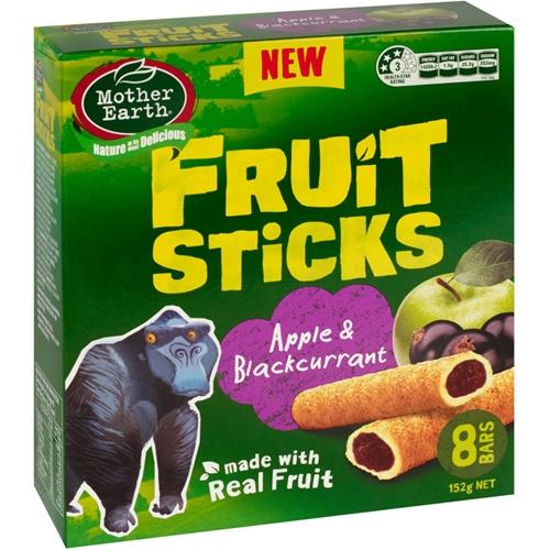 Mother Earth Fruit Sticks Apple & Blackcurrant