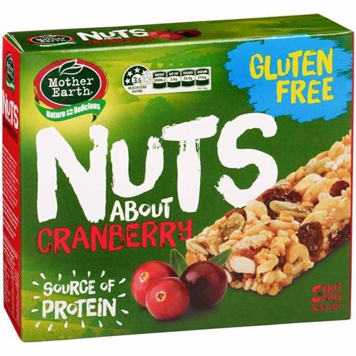 Mother Earth Nuts About Cranberry 160g