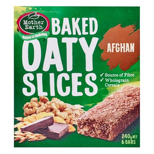 Mother Earth Baked Oaty Slice Afghan 240g