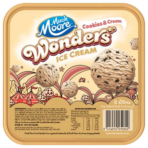 Much Moore Cookies & Cream Ice Cream 2L