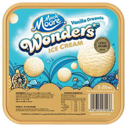 Much Moore Vanilla Dreamie Ice Cream 2L