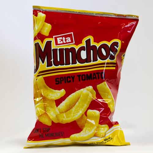 Eta Munchos Spicy Tomato Wheat Snacks 100g