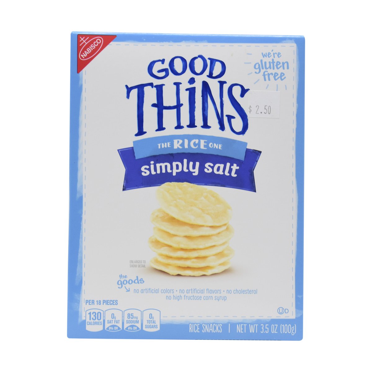 Nabisco Good Thins The Rice One Simply Salt