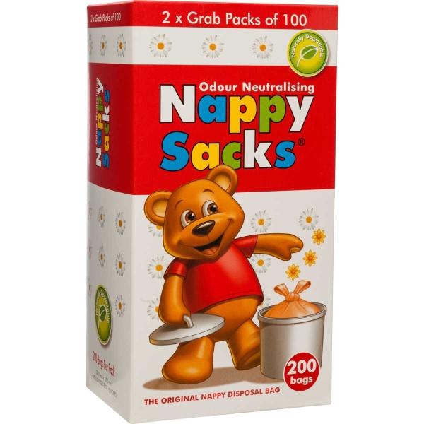 Nappy Sacks Disposal Bags 200pk