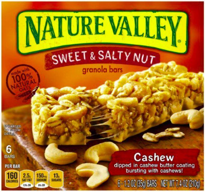 Nature Valley Sweet & Salty - Cashew Granola Nut Bars - 6ct