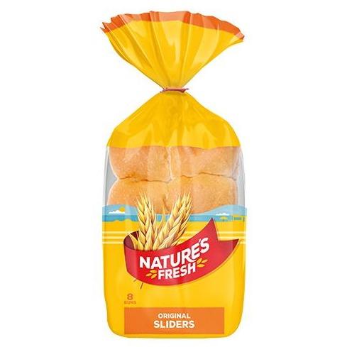 Natures Fresh Buns, Long Rolls or Sliders Frozen
