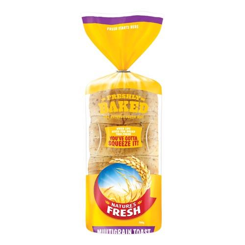 Natures Fresh Multigrain Toast 700g