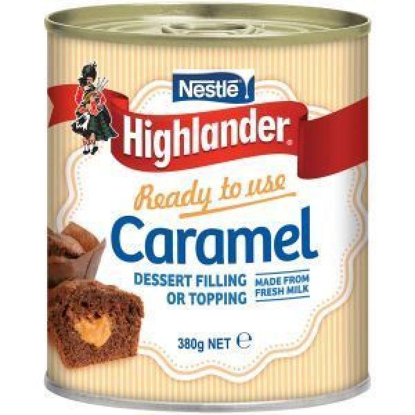 Nestle Highlander Caramel Condensed Milk 380g