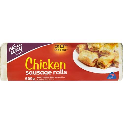 New Way Sausage Rolls Chicken 600g