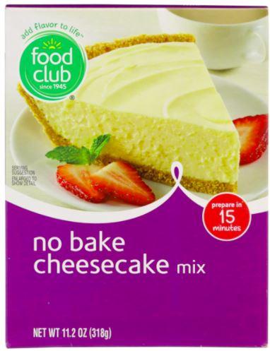 Food Club No Bake Cheesecake Mix 11.2oz