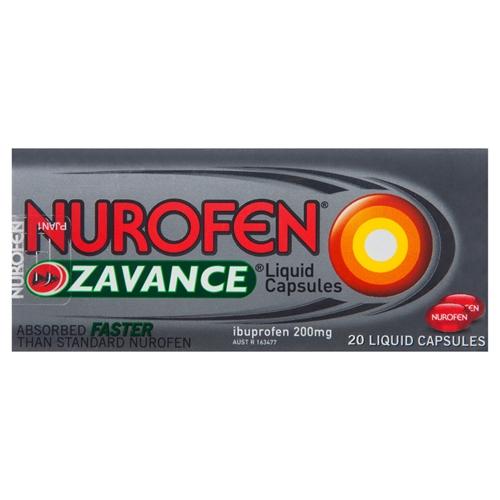 Nurofen Zavance Liquid Capsules /20