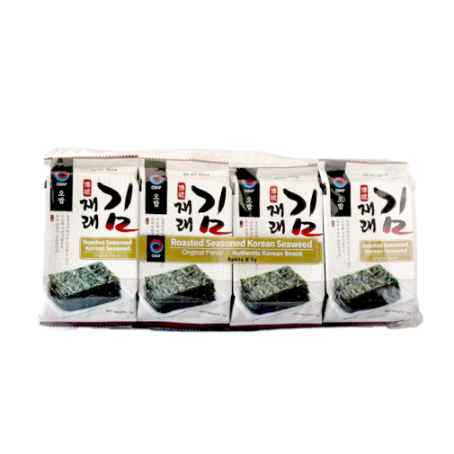 Obap Roasted Seasoned Seaweed 8pk - 5g