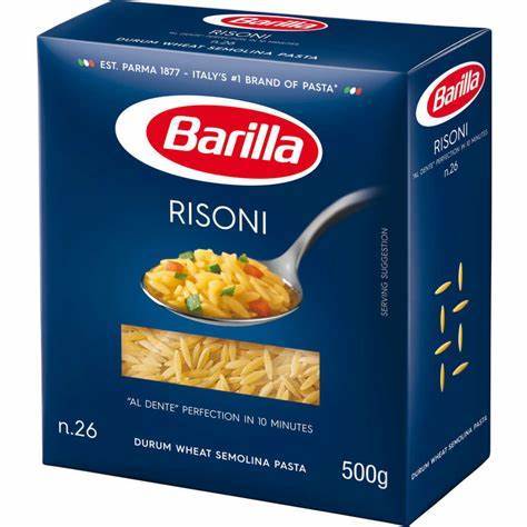 Barilla Risoni Pasta No 26 500g