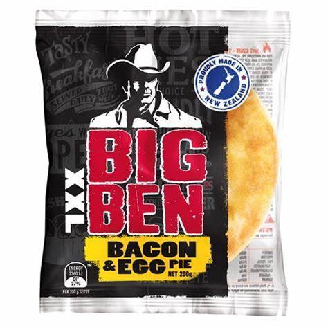 Big Ben XXL Bacon & Egg Pie 200g