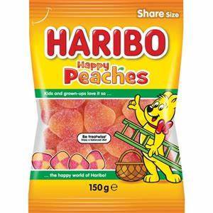 Haribo Happy Peaches 140g