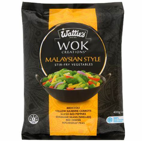 Wattie's Wok Creations Stir-Fry Malaysian Style 400g