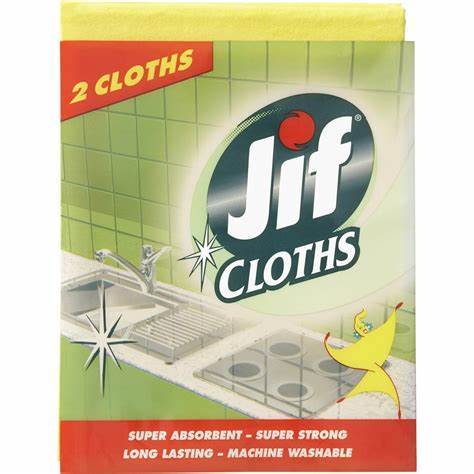 Jif Ballerina Cleaning Cloth 2pk