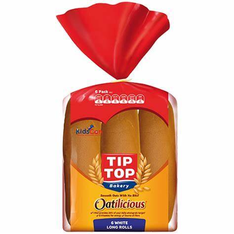 Tip Top Oatilicious Rolls - 6Pk