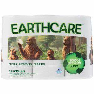 Earthcare Toilet Tissue Sky White 12pk 2ply 200's